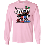 T-Shirts Light Pink / S Eggnoghead and Puddingman Men's Long Sleeve T-Shirt