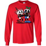 T-Shirts Red / S Eggnoghead and Puddingman Men's Long Sleeve T-Shirt