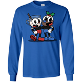 T-Shirts Royal / S Eggnoghead and Puddingman Men's Long Sleeve T-Shirt