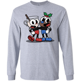 T-Shirts Sport Grey / S Eggnoghead and Puddingman Men's Long Sleeve T-Shirt