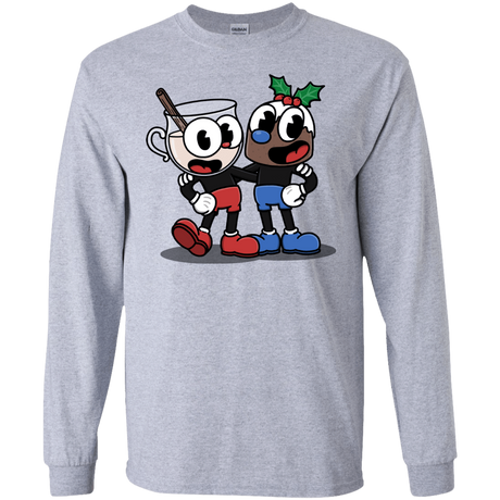 T-Shirts Sport Grey / S Eggnoghead and Puddingman Men's Long Sleeve T-Shirt