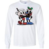 T-Shirts White / S Eggnoghead and Puddingman Men's Long Sleeve T-Shirt