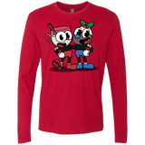 T-Shirts Red / S Eggnoghead and Puddingman Men's Premium Long Sleeve