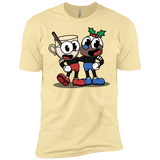 T-Shirts Banana Cream / X-Small Eggnoghead and Puddingman Men's Premium T-Shirt