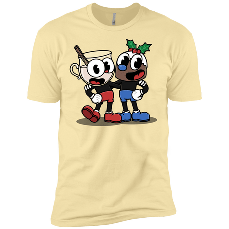 T-Shirts Banana Cream / X-Small Eggnoghead and Puddingman Men's Premium T-Shirt
