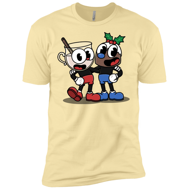 T-Shirts Banana Cream / X-Small Eggnoghead and Puddingman Men's Premium T-Shirt