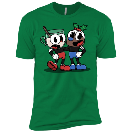 T-Shirts Kelly Green / X-Small Eggnoghead and Puddingman Men's Premium T-Shirt