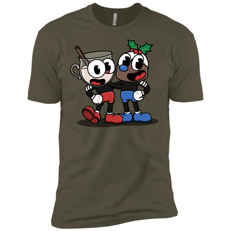 T-Shirts Military Green / X-Small Eggnoghead and Puddingman Men's Premium T-Shirt