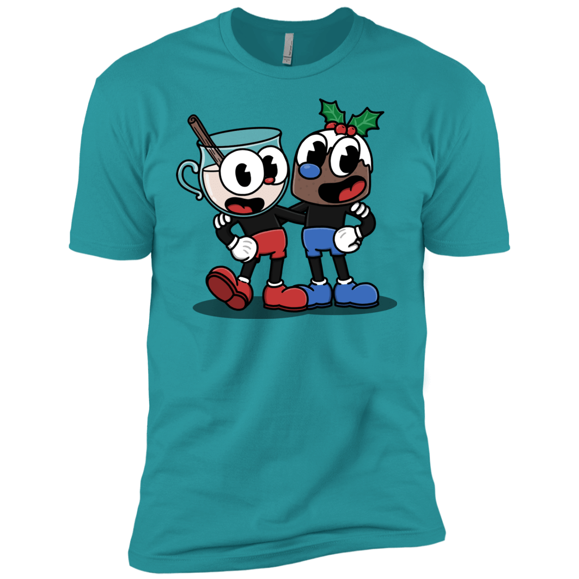 T-Shirts Tahiti Blue / X-Small Eggnoghead and Puddingman Men's Premium T-Shirt