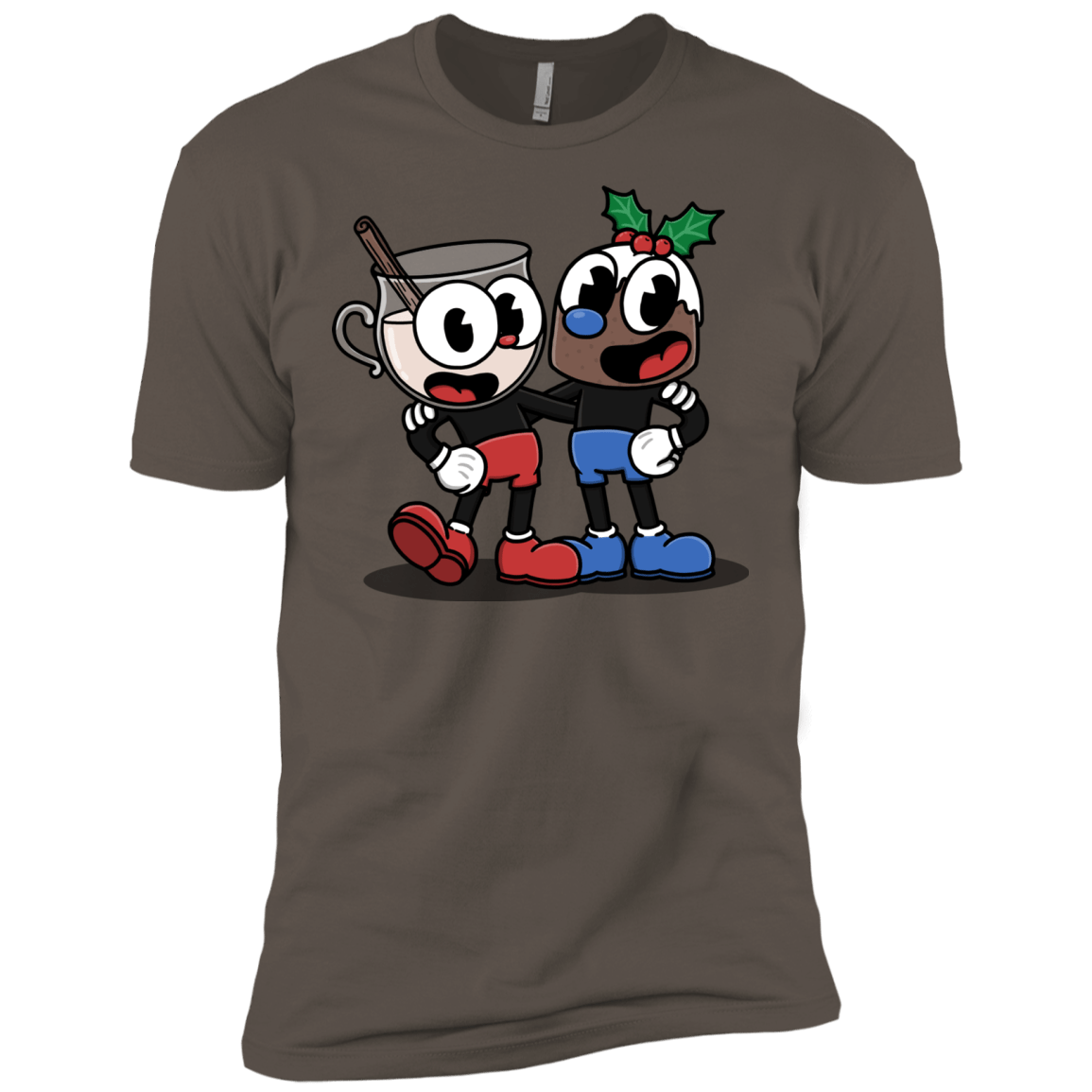 T-Shirts Warm Grey / X-Small Eggnoghead and Puddingman Men's Premium T-Shirt
