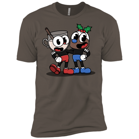 T-Shirts Warm Grey / X-Small Eggnoghead and Puddingman Men's Premium T-Shirt