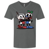 T-Shirts Heavy Metal / X-Small Eggnoghead and Puddingman Men's Premium V-Neck