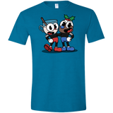 T-Shirts Antique Sapphire / S Eggnoghead and Puddingman Men's Semi-Fitted Softstyle