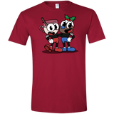 T-Shirts Cardinal Red / S Eggnoghead and Puddingman Men's Semi-Fitted Softstyle