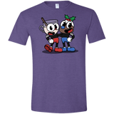 T-Shirts Heather Purple / S Eggnoghead and Puddingman Men's Semi-Fitted Softstyle
