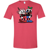 T-Shirts Heather Red / S Eggnoghead and Puddingman Men's Semi-Fitted Softstyle