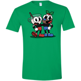 T-Shirts Irish Green / S Eggnoghead and Puddingman Men's Semi-Fitted Softstyle