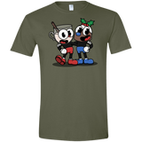 T-Shirts Military Green / S Eggnoghead and Puddingman Men's Semi-Fitted Softstyle