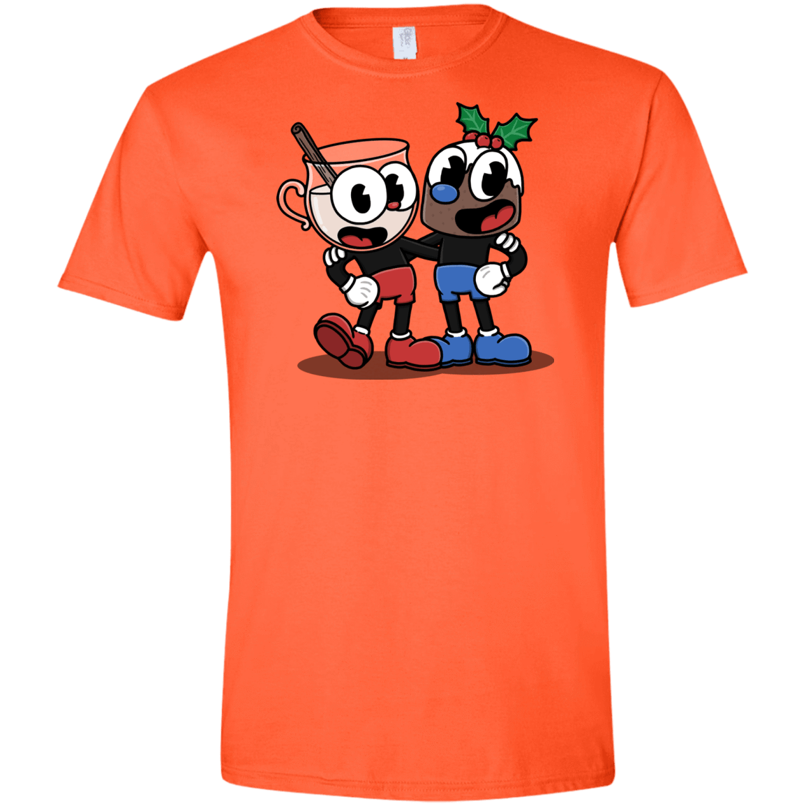 T-Shirts Orange / S Eggnoghead and Puddingman Men's Semi-Fitted Softstyle