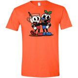 T-Shirts Orange / S Eggnoghead and Puddingman Men's Semi-Fitted Softstyle