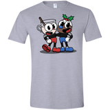 T-Shirts Sport Grey / X-Small Eggnoghead and Puddingman Men's Semi-Fitted Softstyle