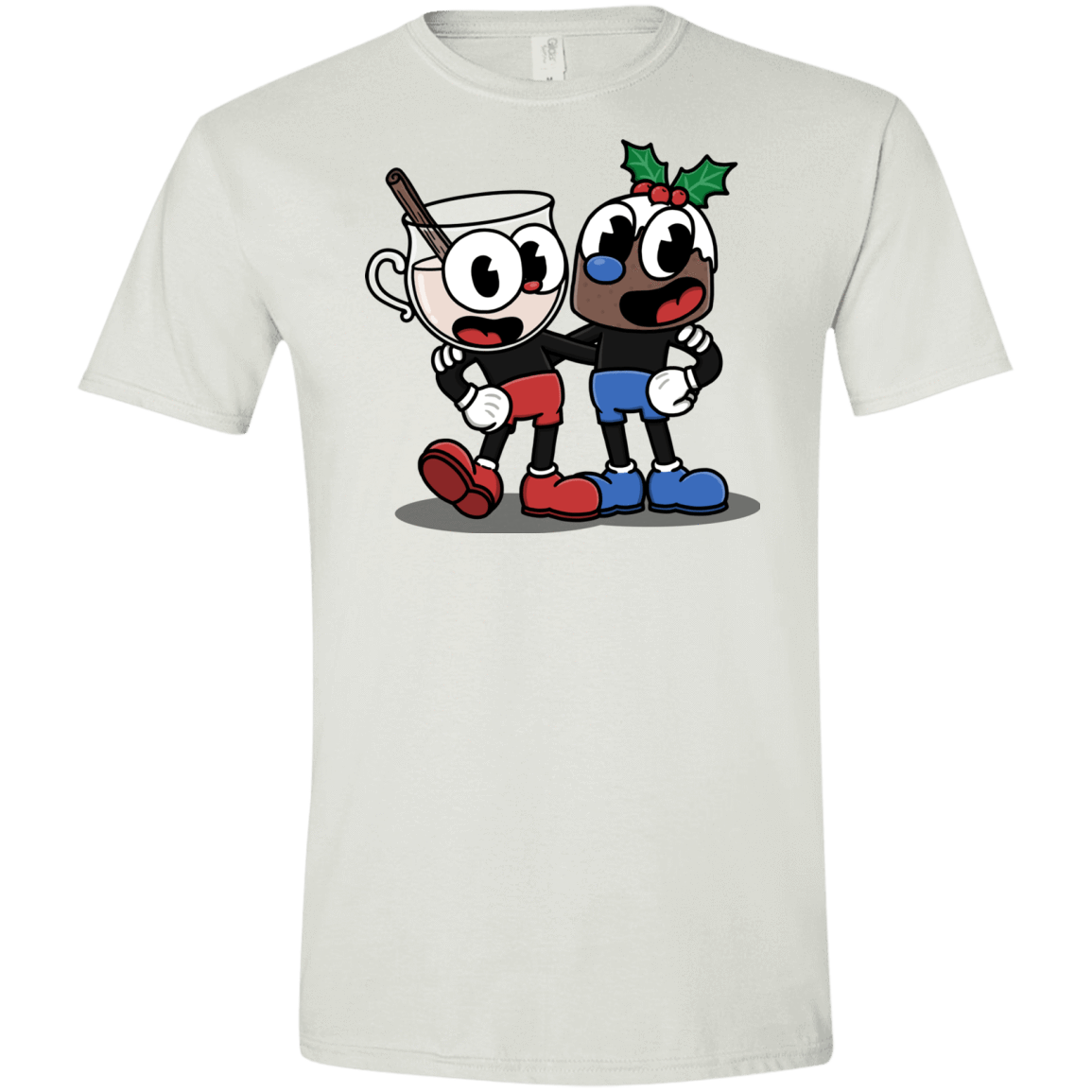 T-Shirts White / X-Small Eggnoghead and Puddingman Men's Semi-Fitted Softstyle