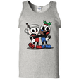 T-Shirts Ash / S Eggnoghead and Puddingman Men's Tank Top
