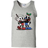 T-Shirts Ash / S Eggnoghead and Puddingman Men's Tank Top