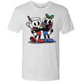 T-Shirts Heather White / S Eggnoghead and Puddingman Men's Triblend T-Shirt