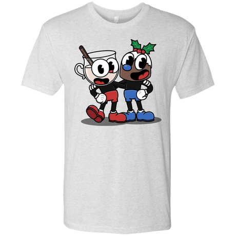 T-Shirts Heather White / S Eggnoghead and Puddingman Men's Triblend T-Shirt