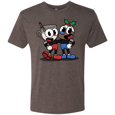 T-Shirts Macchiato / S Eggnoghead and Puddingman Men's Triblend T-Shirt