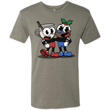 T-Shirts Venetian Grey / S Eggnoghead and Puddingman Men's Triblend T-Shirt