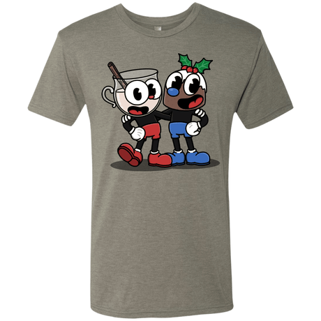 T-Shirts Venetian Grey / S Eggnoghead and Puddingman Men's Triblend T-Shirt