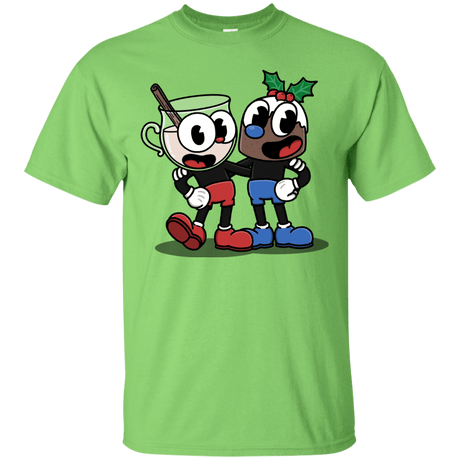 T-Shirts Lime / S Eggnoghead and Puddingman T-Shirt