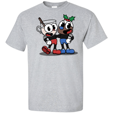 T-Shirts Sport Grey / XLT Eggnoghead and Puddingman Tall T-Shirt