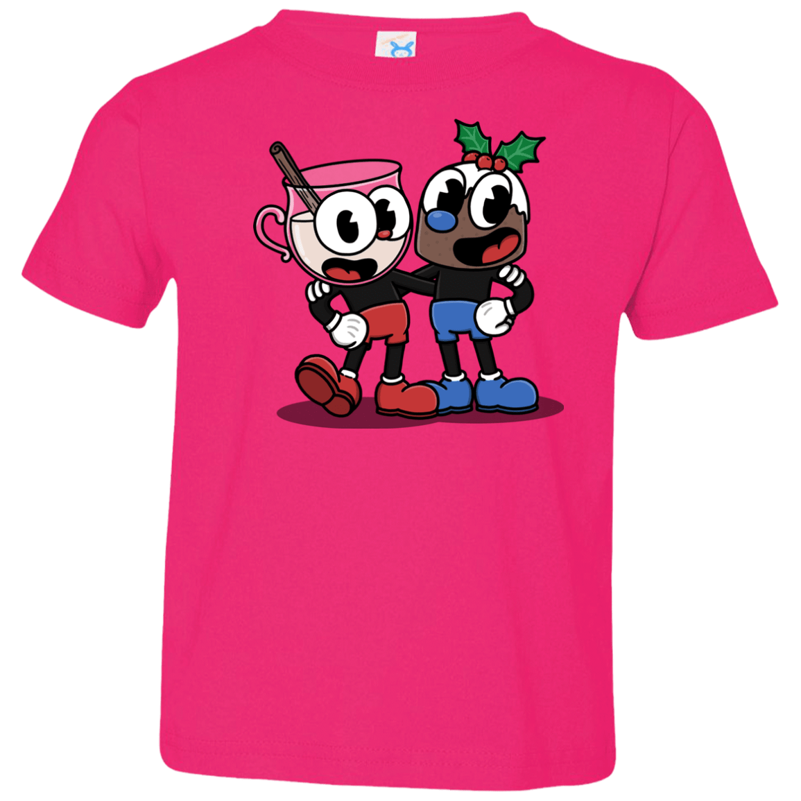T-Shirts Hot Pink / 2T Eggnoghead and Puddingman Toddler Premium T-Shirt