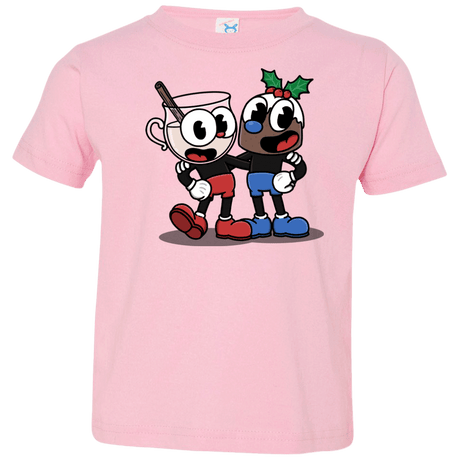 T-Shirts Pink / 2T Eggnoghead and Puddingman Toddler Premium T-Shirt