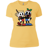 T-Shirts Banana Cream/ / X-Small Eggnoghead and Puddingman Women's Premium T-Shirt