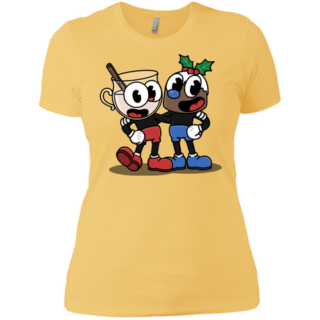 T-Shirts Banana Cream/ / X-Small Eggnoghead and Puddingman Women's Premium T-Shirt