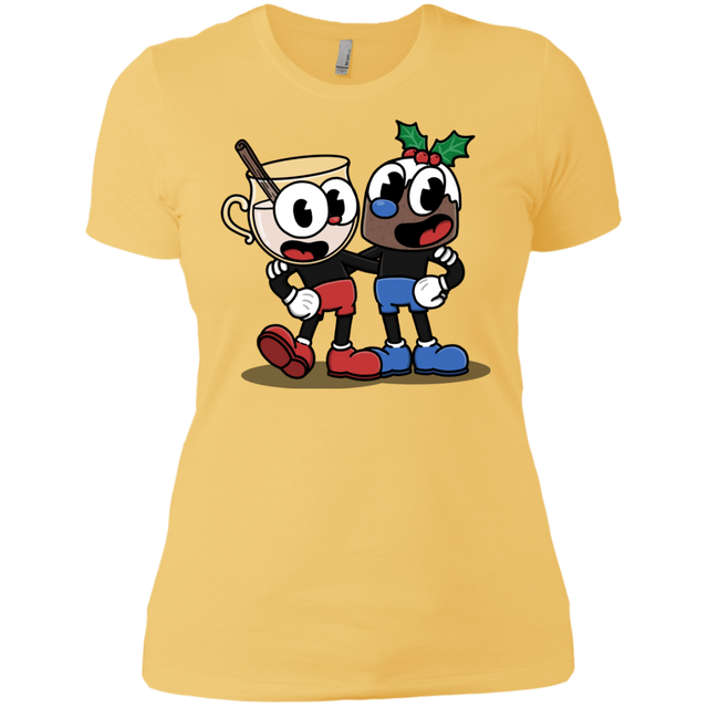 T-Shirts Banana Cream/ / X-Small Eggnoghead and Puddingman Women's Premium T-Shirt