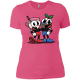 T-Shirts Hot Pink / X-Small Eggnoghead and Puddingman Women's Premium T-Shirt