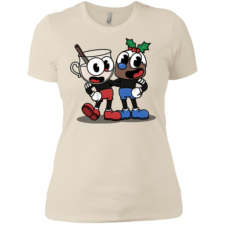T-Shirts Ivory/ / X-Small Eggnoghead and Puddingman Women's Premium T-Shirt