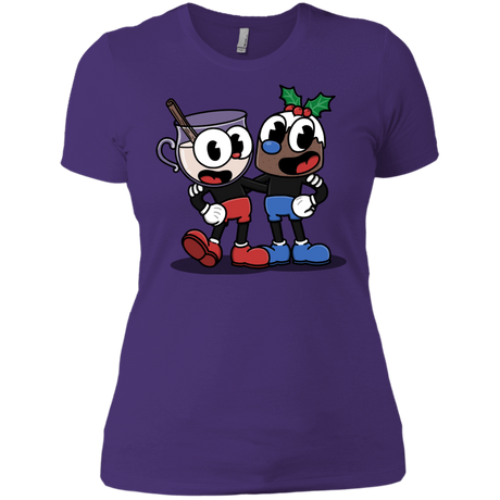 T-Shirts Purple Rush/ / X-Small Eggnoghead and Puddingman Women's Premium T-Shirt