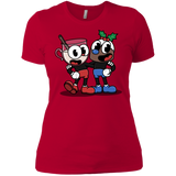 T-Shirts Red / X-Small Eggnoghead and Puddingman Women's Premium T-Shirt