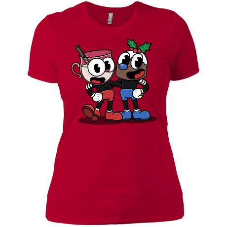 T-Shirts Red / X-Small Eggnoghead and Puddingman Women's Premium T-Shirt
