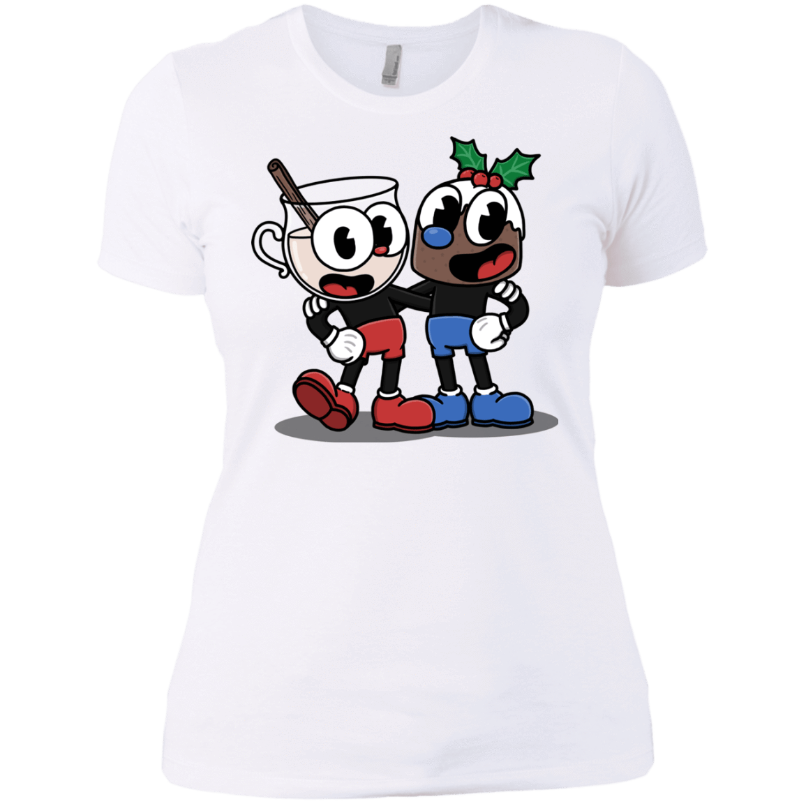 T-Shirts White / X-Small Eggnoghead and Puddingman Women's Premium T-Shirt