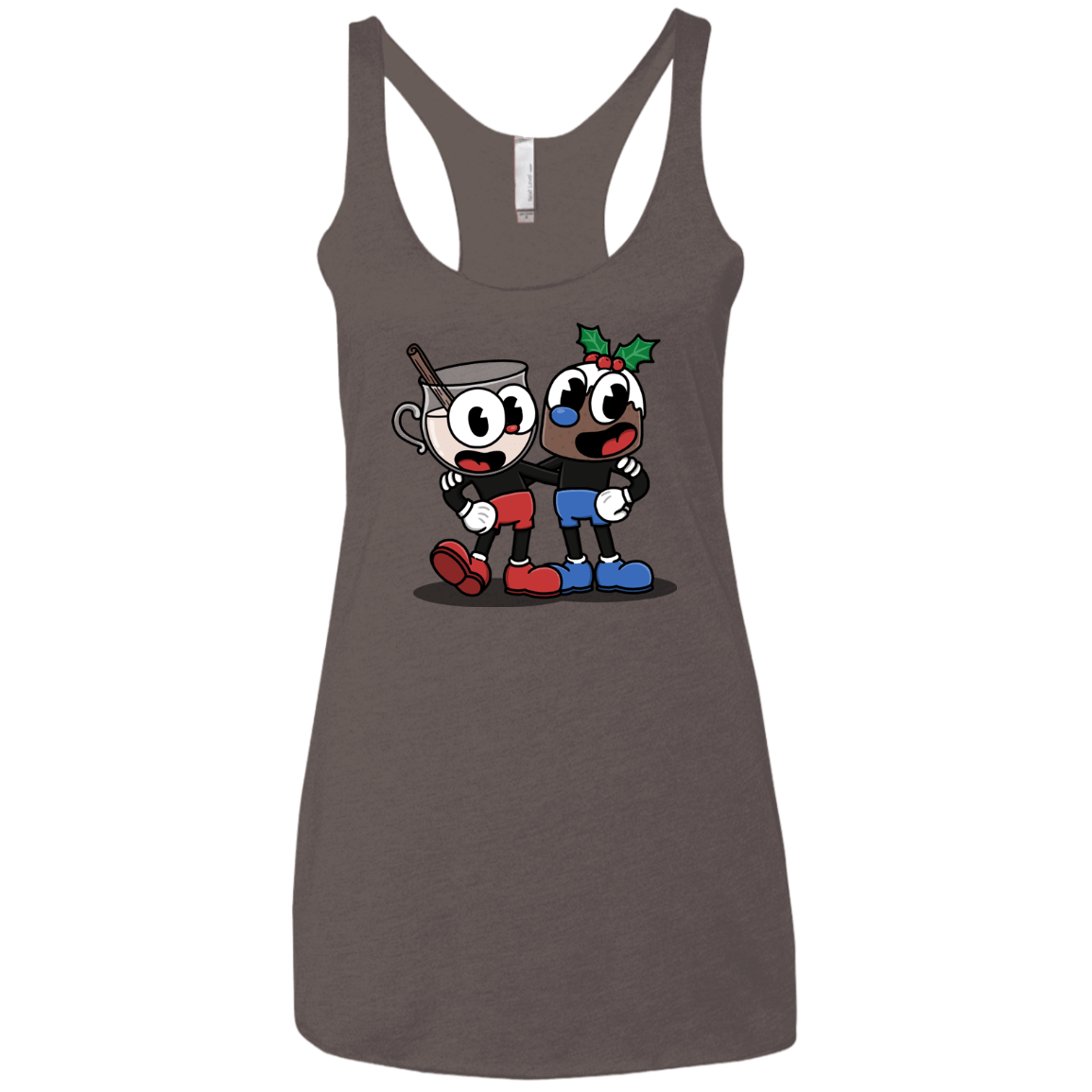 T-Shirts Macchiato / X-Small Eggnoghead and Puddingman Women's Triblend Racerback Tank