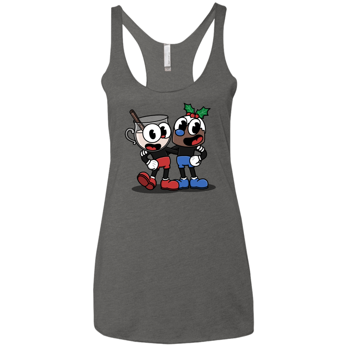 T-Shirts Premium Heather / X-Small Eggnoghead and Puddingman Women's Triblend Racerback Tank