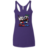 T-Shirts Purple Rush / X-Small Eggnoghead and Puddingman Women's Triblend Racerback Tank
