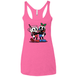T-Shirts Vintage Pink / X-Small Eggnoghead and Puddingman Women's Triblend Racerback Tank